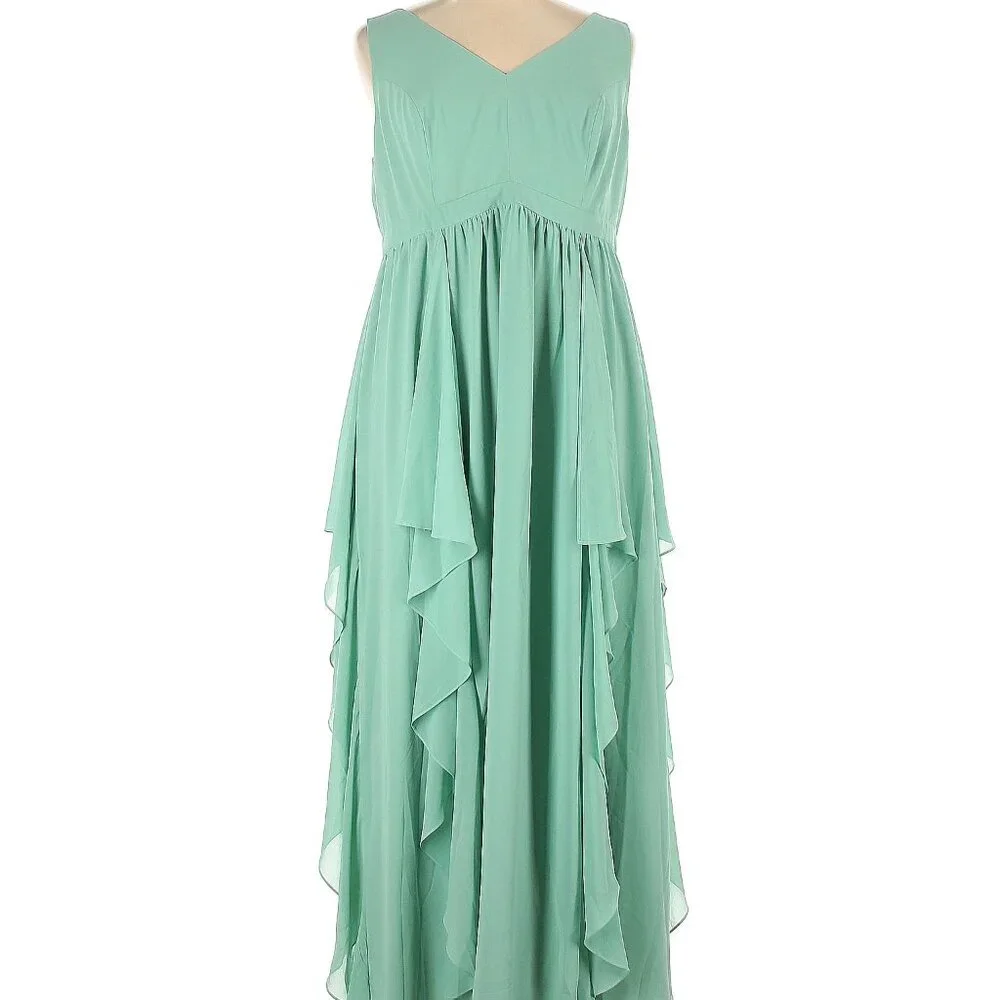 Modcloth "Ruffles Ripple" in Sage - Picture 3 of 3